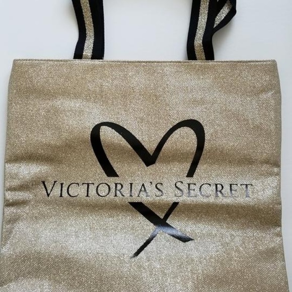 NW Victorias Secret Fashion Show Metallic tote bag - Picture 6 of 8